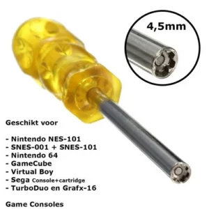 Dolphix Schroevendraaier 4.5mm voor Retro Consoles