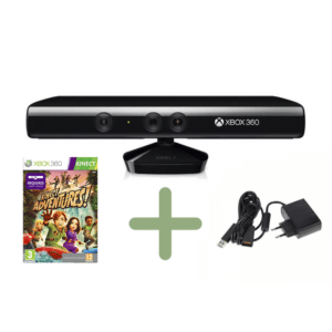 XBOX 360 Kinect + Kinect Adventures (Boxed)
