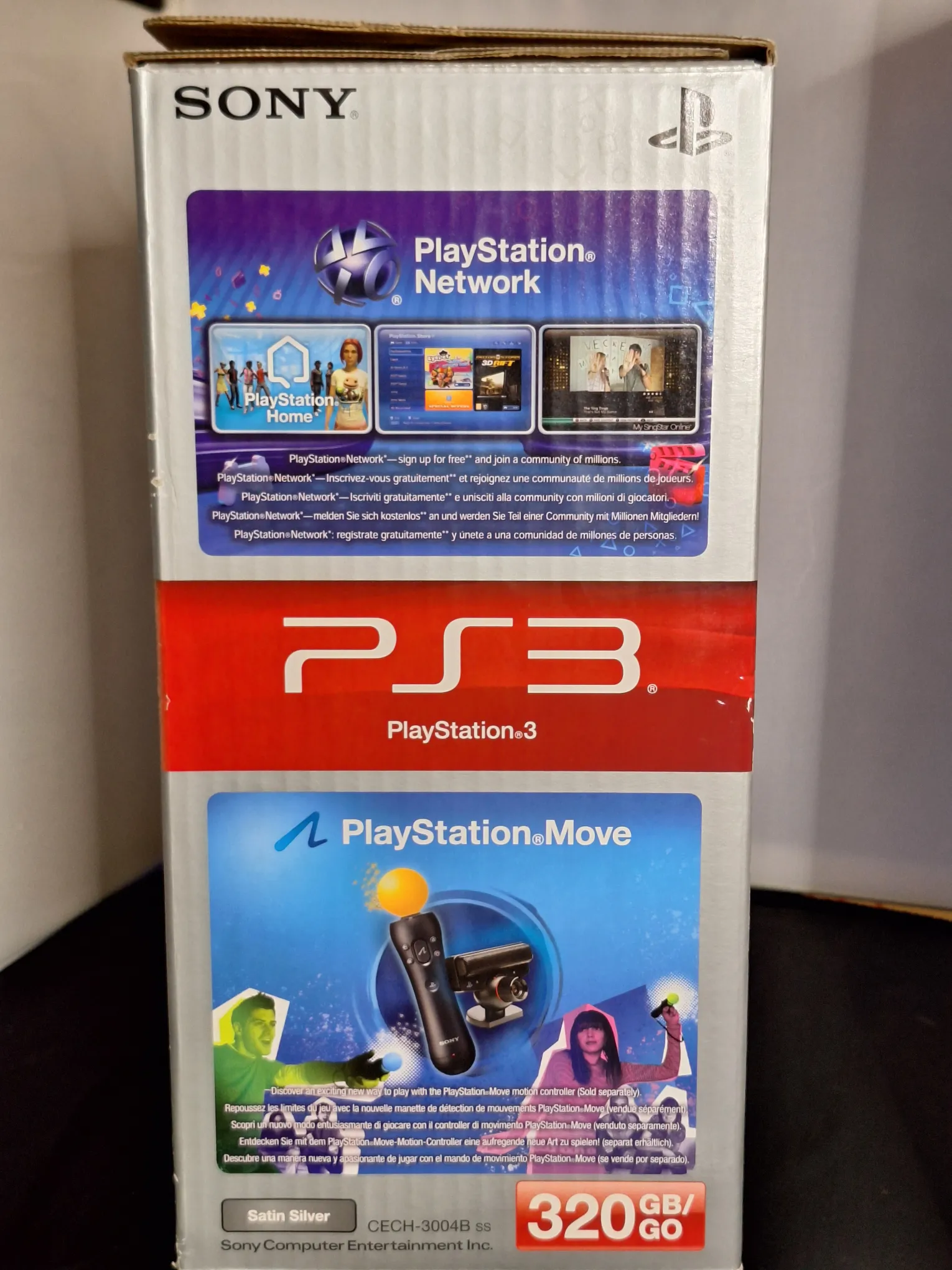 PlayStation 3 Slim Satin Silver 320GB (+ Extra Controller) Limited Edition Refurbished - Afbeelding 5