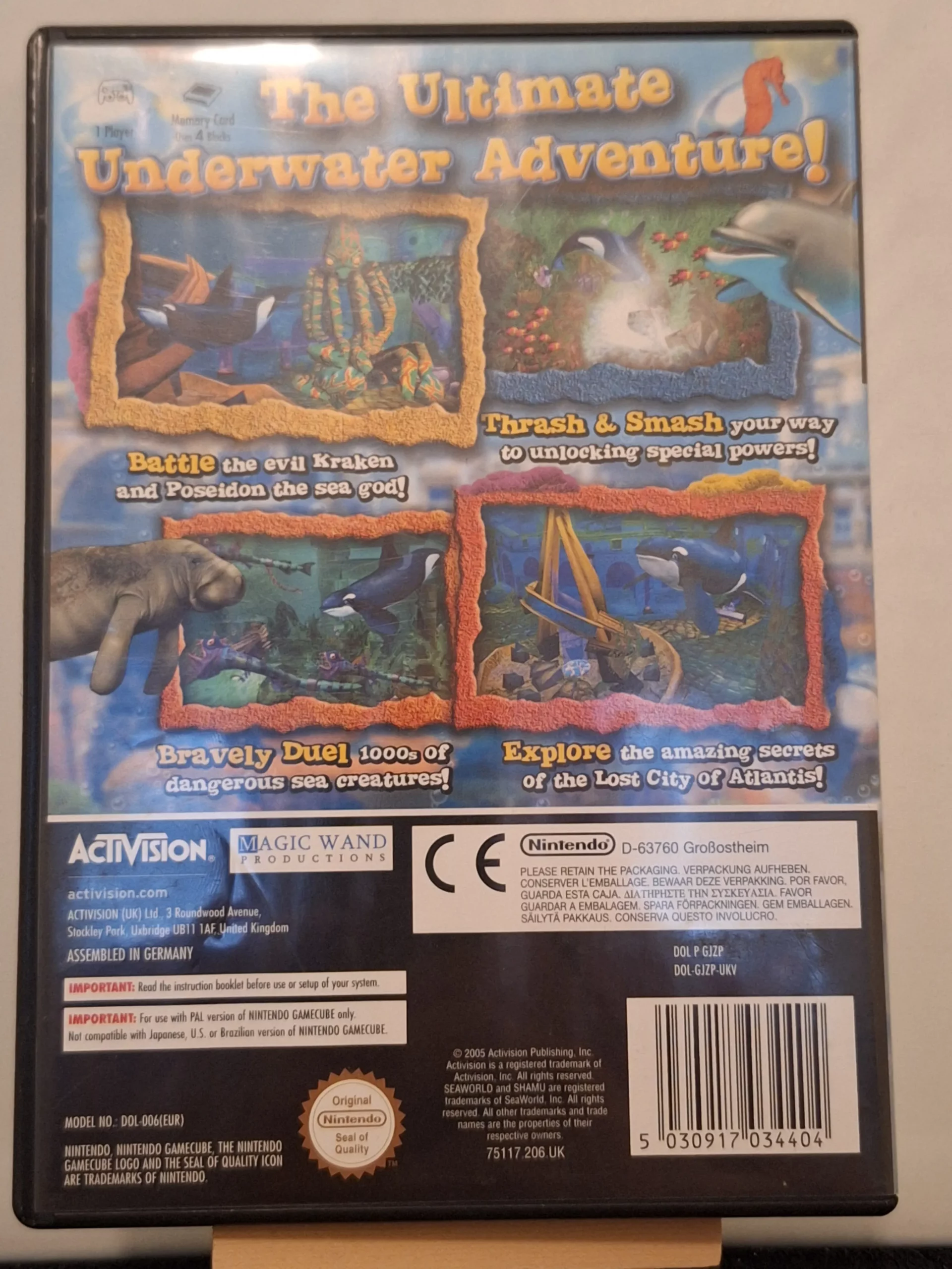 Shamu's Deep Sea Adventures Nintendo Gamecube - Afbeelding 3