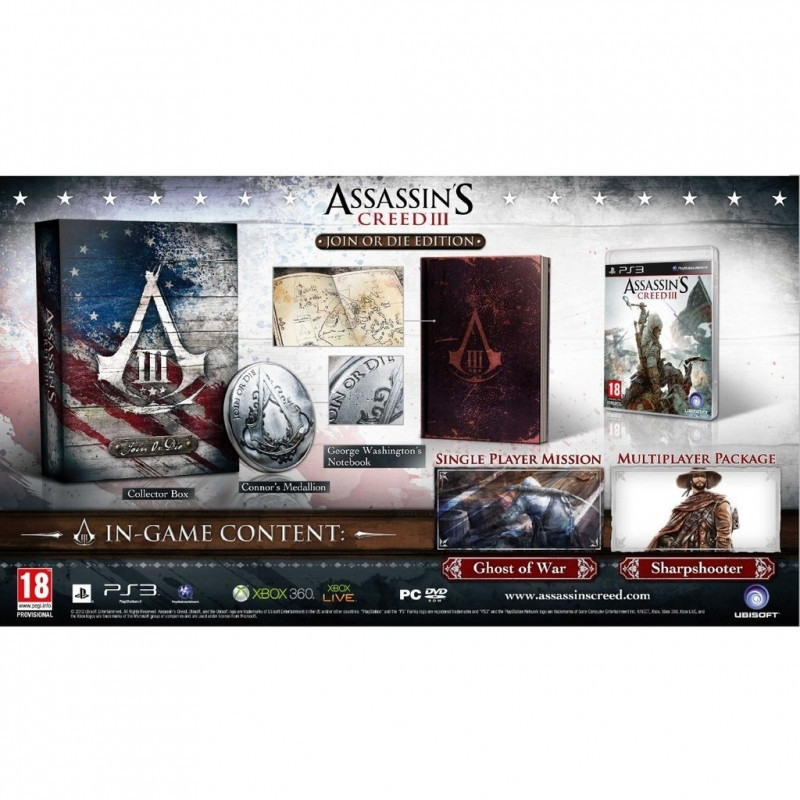 Assassins Creed 3 Join or Die Edition PS3 - Afbeelding 2
