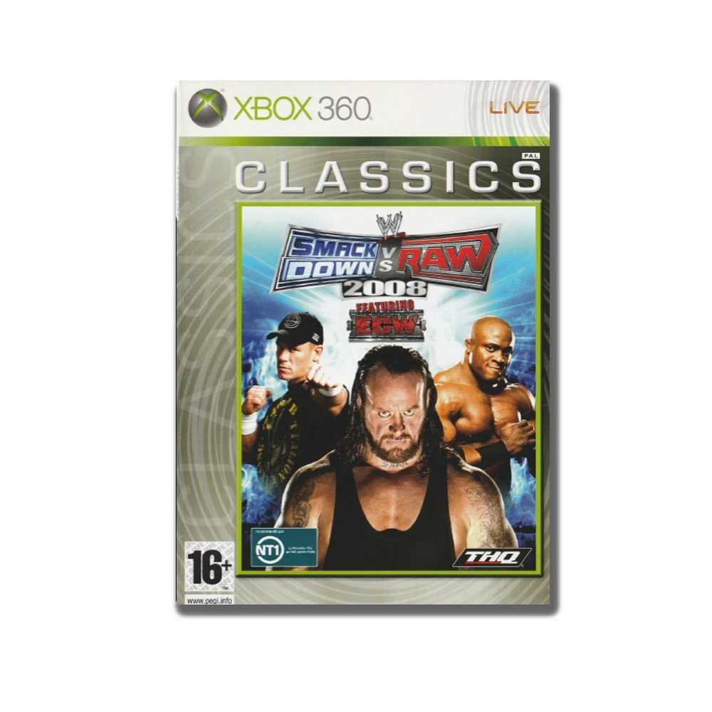 Smackdown vs Raw 2008 (Classics) Xbox 360
